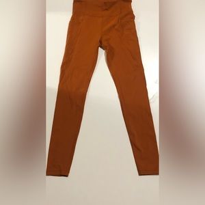 Rust orange athleta girl leggings
